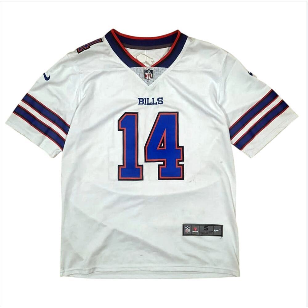 Nike Buffalo Bills Diggs #14 NFL On Field Jersey White Adult Small